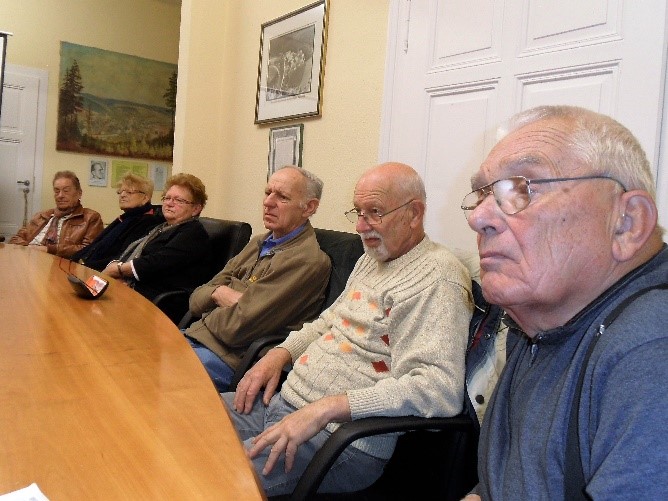Einige Mitglieder der Geschichtsgruppe Einsiedel 2019